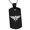 Black, variant on Stainless Steel Zeus Greek God of Sky Engraved Dog Tag Pendant Necklace