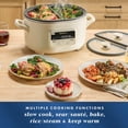 thumbnail image 2 of Crock-Pot MultiMeal Multicooker and Programmable Slow Cooker with Bake Function, Oat Milk, 2 of 6