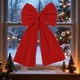 thumbnail image 3 of Christmas Double-Layer Oversized Bow With Flowing Tails Statement Hanging Decoration For Trees Banisters And Mantels, 3 of 6