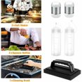 thumbnail image 5 of Plancha Utensils 10 Pieces Stainless Steel Barbecue Spatula Plancha Accessory Plancha Kit for Teppanyaki, 5 of 5