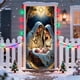 thumbnail image 4 of Cortina de poliéster, decoración navideña, adhesivo navideño para puerta, tela colgante, decoración para fiestas, tela de fondo, tapiz para puerta de habitación, decoración de Halloween, decoración de, 4 of 6