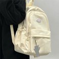 thumbnail image 2 of Mochila escolar de gran capacidad para estudiantes, bolsa de hombro, mochilas de viaje de nailon, Kawaii, Color caramelo, con cremallera diaria, 2 of 5