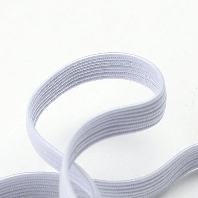 Unique Bargains Rubber Elastic String Sewing Pants Trousers Garments Band Rope White 2m Length