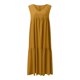thumbnail image 4 of Faldas Largas para Mujeres de Verano Color Sólido Falda con Cuello en V con Falda Plegada Vestido de Bolsillo Falda Larga de Playa, 4 of 7