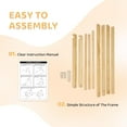 thumbnail image 6 of Ktaxon 2-in-1 Wooden Baby Jumper & Swing with Foldable A-Frame Stand, Stable Toddler Swing Set for Indoor & Outdoor Use, 6 of 7