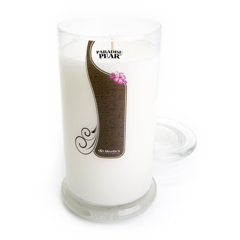 Paradise Pear Candle Large White 16.5 Oz. Highly Scented Jar Candle