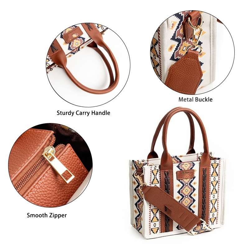 Kwuty Tote Bag for Women Boho Shoulder Purses and Handbags