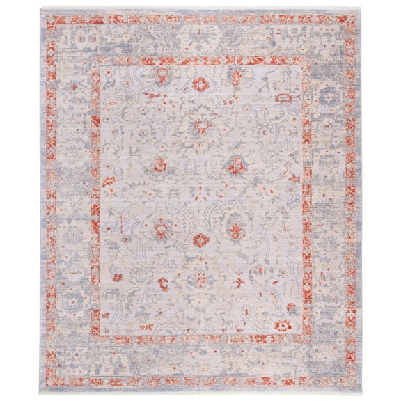 SAFAVIEH Hellenic Elvan Medallion Area Rug, Ivory/Rust, 8' x 10'