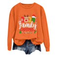 thumbnail image 1 of EHQJNJ Chandails en Molleton à Col Rond pour Femmes Graphiques Grand-Mère Noël Oversize Manches Longues Chandails en Molleton à Col Rond Imprimé Lettres Légers Amples Blouse Top Chandails en Molleton Graphiques Animaux pour Femmes, 1 of 5