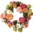 thumbnail image 2 of 24" Mixed Peony Wreath, 2 of 3