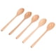 thumbnail image 3 of Cucharas De Madera, Cucharas Pequeñas De Madera Madera Natural Duradera Sin BPA Para Revolver Sopa Caliente Para Comer Para Utensilios De Cocina Antiadherentes ANGGREK Cuchara, 3 of 8