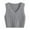 Grey, variant on Women's Sweater Vest V Neck Cable Knit Sleeveless Loose Fit Solid Color Pullover Top S-M-L