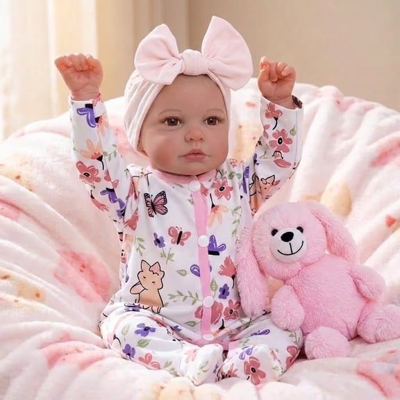 RSG Reborn Baby Dolls 20 inch Newborn Baby Dolls Full Body Cloth Baby Dolls with Gift Box for Kids Age 3 