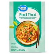 Great Value Pad Thai, Better for You Meal, 9.5oz. (Regular Frozen, Gluten- Free)