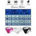 thumbnail image 3 of Women's Cheeky Brazilian Swim Bottoms Low Waist Ruched Bikini Bottom, 3 of 5