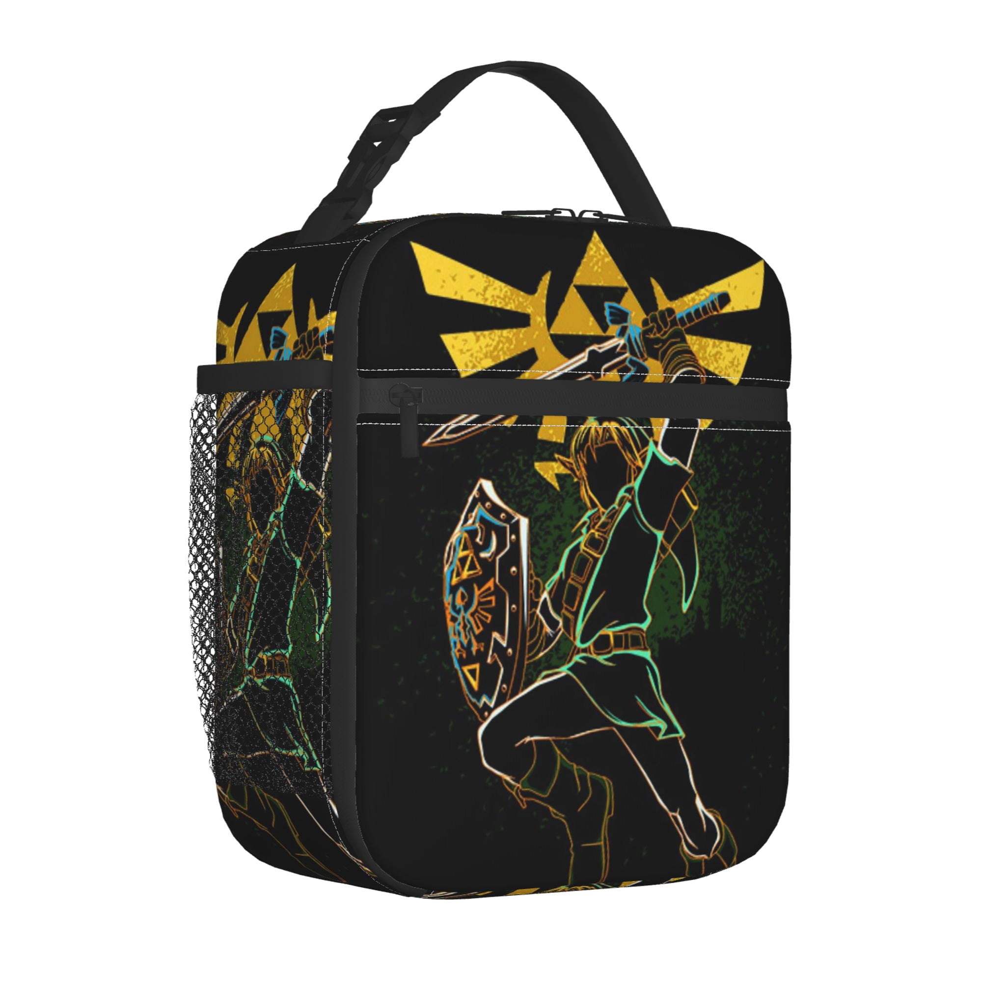 The Legend of Zelda Reusable Lunch Bag Portable Insulated Lunch Box Tote Bag Cooler Office Work Picnic