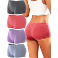 thumbnail image 1 of Pantalones cortos Sth Big Seamless para mujer, paquete de 4, 1 of 7