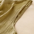 thumbnail image 6 of Womans Tank Tops Loose Fit Pleated Vest - Breathable Cotton Linen Sleeveless Top, Retro Casual Tank, 6 of 8