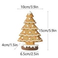 thumbnail image 3 of CREATITOY Gingerbread Christmas Tree Ornament Festive Cookie-Shaped Decor Perfect for Christmas Tree Decor Home Holiday Decor and Festive Supply, 3 of 6