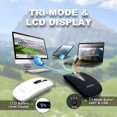 thumbnail image 2 of Mouse inalámbrico ITAWEY de triple modo recargable con alfombrilla, 2 of 6