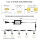 thumbnail image 3 of Paquete de 10 focos LED empotrables para exteriores, para patio, escaleras, piscina y techo, 0,6 W, impermeables, RGB, IP67, 12 V CC, RSWLED (blanco frío), 3 of 4