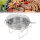 thumbnail image 5 of Parrilla De Carbón Portátil, Parrilla De Barbacoa Redonda De Acero Inoxidable Para Senderismo Al Aire Libre, 5 of 8