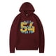 thumbnail image 1 of MHFRRA Sudadera con Capucha y Estampado de Letras para Primavera y Otoño de 2024, Camisa Informal de Manga Larga con Capucha Rojo, 1 of 2
