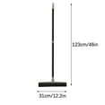 thumbnail image 2 of Push Broom , Pet Carpet Dehairing Sweeper Scraping Hand Mop Rubber Cleaning Dog Hair Floor Brush, Broom for Carpet Hardwood Floor Tile(Gray), 2 of 7