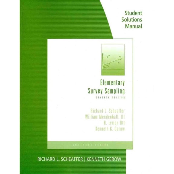 Pre-Owned Student Solutions Manual for Scheaffer/Mendenhall/Ott/Gerow's Elementary Survey Sampling