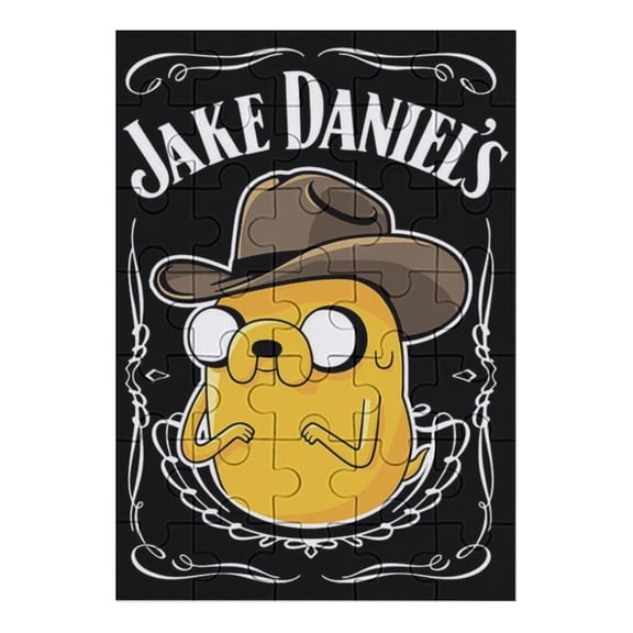 Adventure Time Jigsaw Puzzle, Wood Puzzles Adult, 35 PCS Jigsaw Puzzle for Adults Challenging Puzzle Perfect for Game Nights