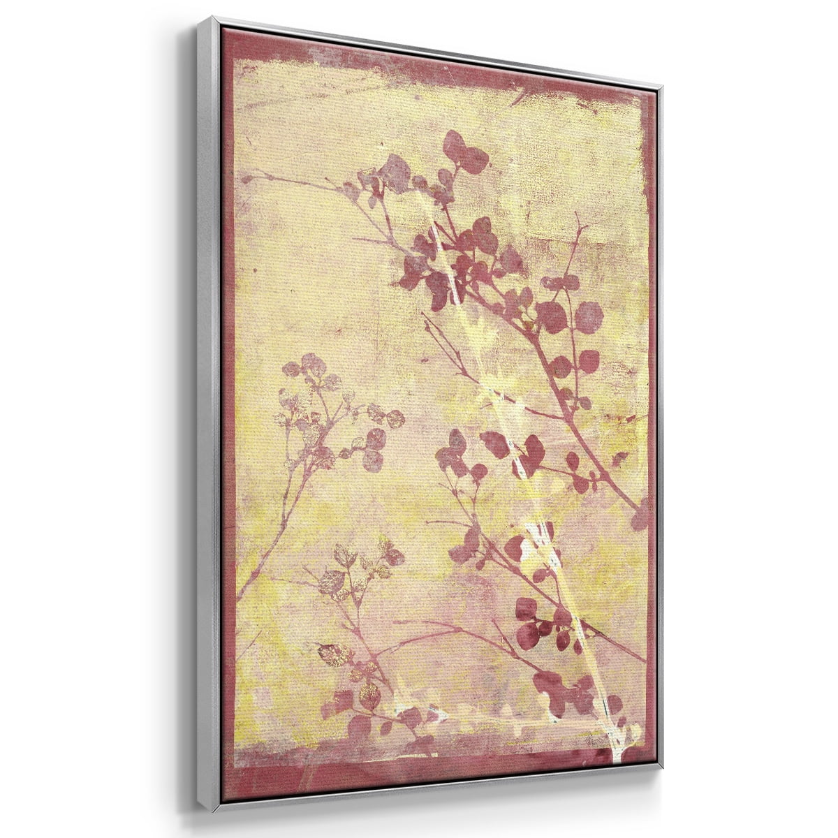 Boundless V Framed Premium Gallery Wrapped Canvas - Ready to Hang - 27 x 41 - Silver Floating Frame