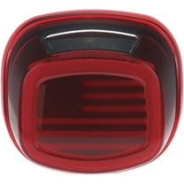 Kuryakyn 2924 Tracer US Flag LED Taillights - Red Lens with Plate Light
