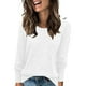 thumbnail image 3 of Top para mujer,Top de mezcla de lino para mujer, manga corta, cuello redondo, jersey informal de color liso, tejido suave y cómodo, versátil para uso diario, sopatenor, 3 of 8