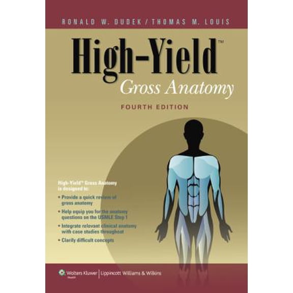 Pre-Owned High-Yield? Gross Anatomy (High-Yield Series), Dudek PhD, Dr. Ronald W.
