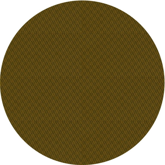 Ahgly Company Machine Washable Indoor Round Transitional Dark Bronze Brown Area Rugs, 8' Round