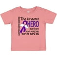thumbnail image 3 of Inktastic Alzheimer's Disease Bravest Hero I Ever Knew 1 Boys or Girls Baby T-Shirt, 3 of 5