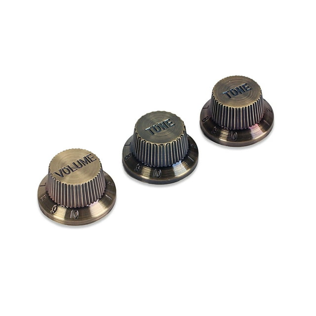 relayinert 3Pcs Electric Guitars Knobs Musical String Volume Potentiometer Tone Control Button Accessories Replacing Parts