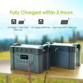 ALLPOWERS 2000W 1500Wh Portable Solar Generator with 2 Pack 200W Foldable Solar Panels Kit, for Outdoor Camping, Home Backup [Shipping Separately]