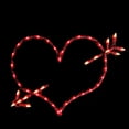 thumbnail image 2 of Impact Innovations 18" Lighted Red Valentine's Day Heart Bow and Arrow Window Silhouette Decoration, 2 of 3