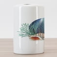 thumbnail image 3 of Pearls Ceramic Toothbrush Holder, Underwater World Shelled Mollusk Corals Pearls Crystalline Form Sea Nautical Theme, Versatile Countertop for Bathroom, 4.5" X 2.7", Multicolor, by Ambesonne, 3 of 4