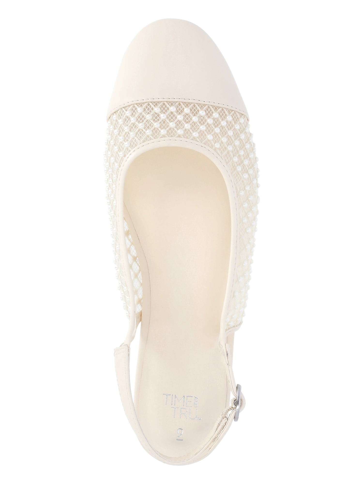 Time and Tru Women's Slingback Flats