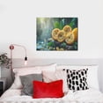 thumbnail image 4 of Fuzoiu Fresh Passion Fruit Still Life Print Canvas Wall Art for Bathrooms,Wall Decor for Bedroom,Framed Artwork for Wall,Modern Wall Decorations Prints Picture for Kitchen Home, 4 of 6