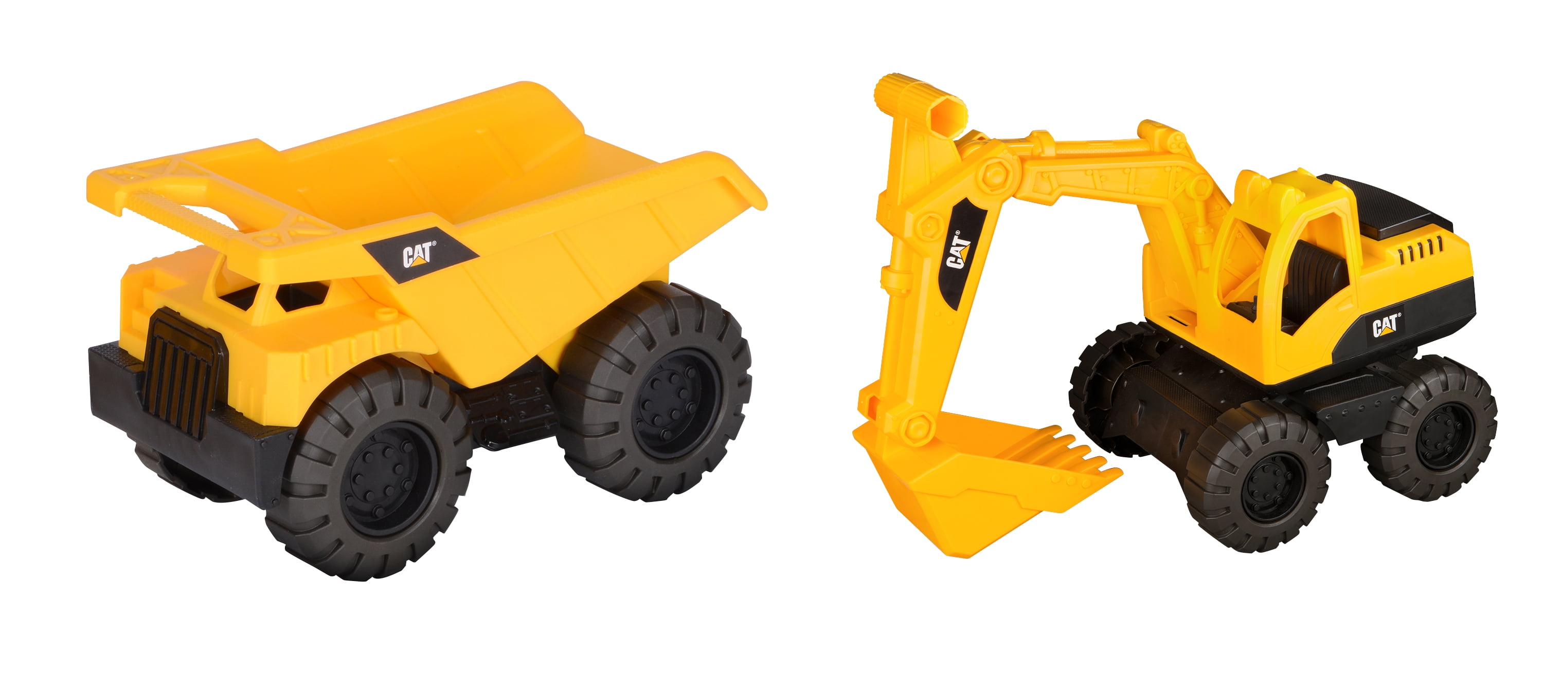 toy excavator with tracks