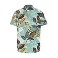 thumbnail image 4 of PEZHADA Chemises pour Hommes Manches Courtes Décontractées Chemise à Boutons Imprimée Col Rabattu Chemise Décontractée, 4 of 7
