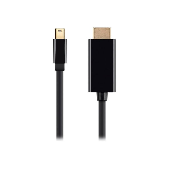 Monoprice Select Series - Adapter cable - Mini DisplayPort male to HDMI male - 6 ft - 4K support