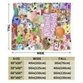 thumbnail image 3 of Animal Crossing Blanket Fuzzy Plush Bed Blanket Cozy Fluffy Air Condition Quilt For Adults Kids, 3 of 6