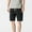 Black, variant on Oalirro Summer Mens Shorts Casual Savings Clearance Father's Day Gift Shorts Men's Summer Cotton Hemp Loose Casual Capris Large Men's Beach Pants White, XL