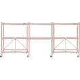 thumbnail image 4 of Origami Connection Bridge Racks for R3 Series 3-Shelf Small Storage Rack | Extend Your Racks 31 inches | (2 Pack) - Rose Gold, 4 of 7