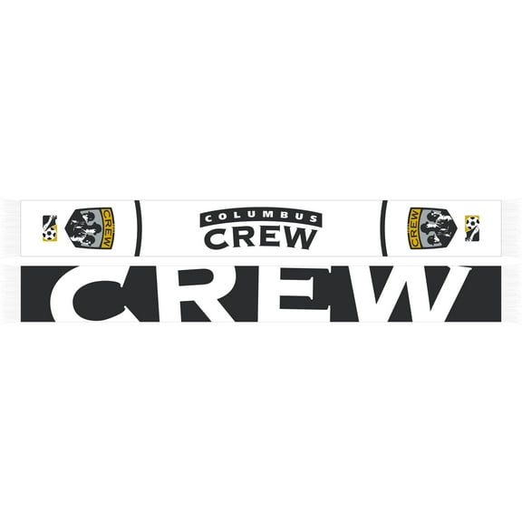 White Columbus Crew 2025 Third Jersey Hook Scarf