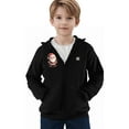 thumbnail image 4 of Sudadera con capucha térmica de invierno para niños y niñas, con control de temperatura y cremallera, 4 of 9